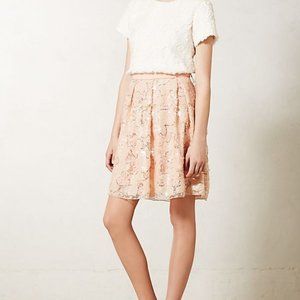 Anthropologie Eva Franco Sequin Holiday Lace & Sequin Skirt 4